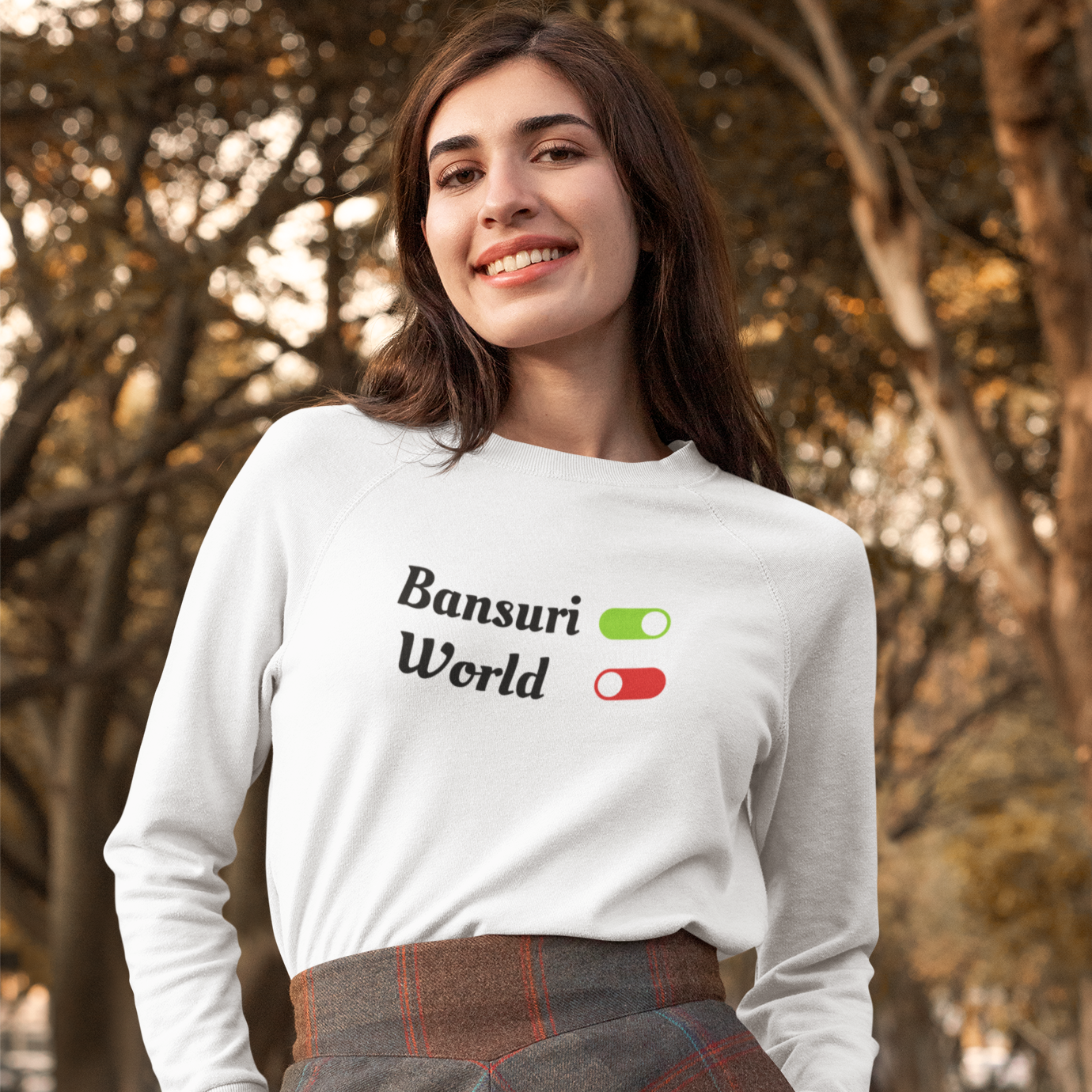 Bansuri On, World Off Unisex Sweatshirt