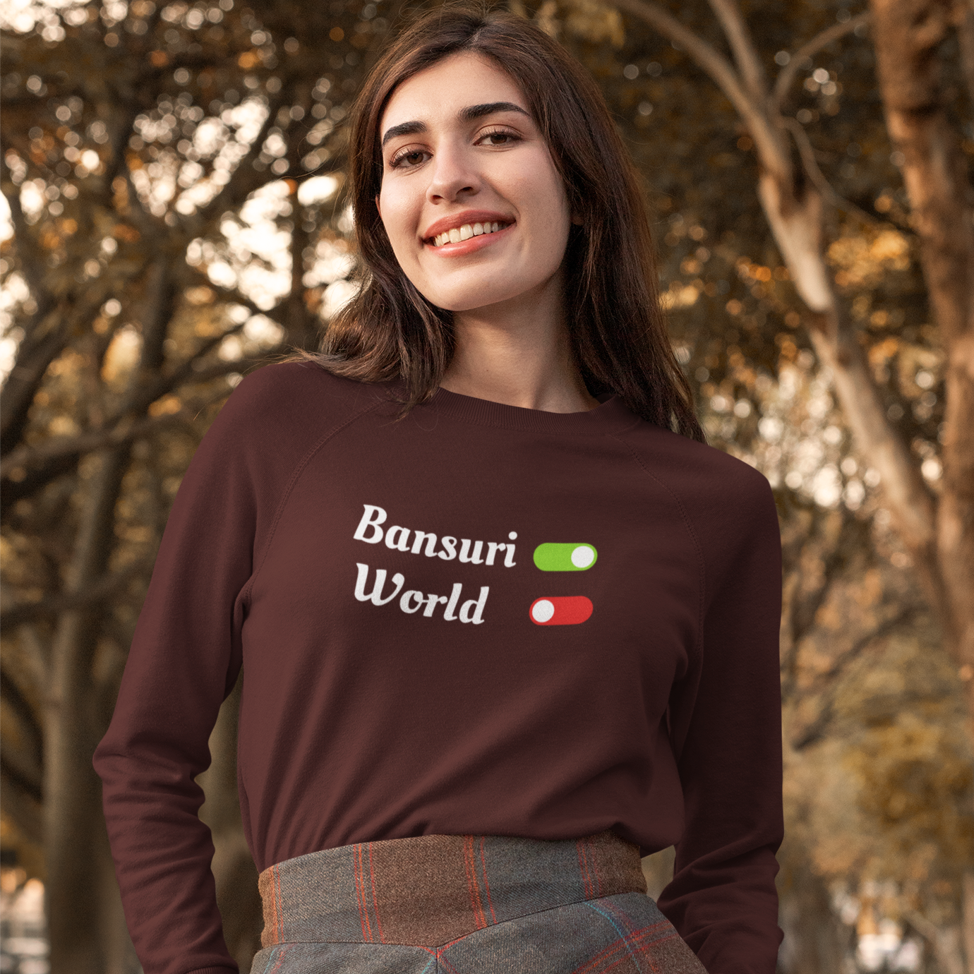 Bansuri On, World Off Unisex Sweatshirt