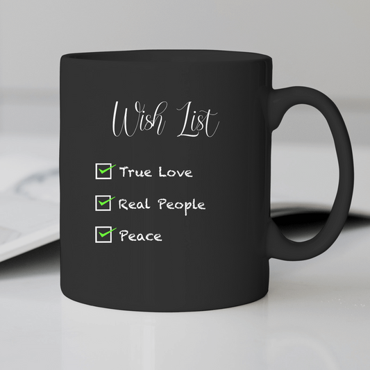 Wish List Coffee Mug