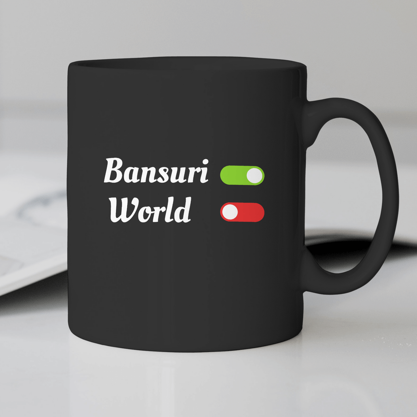 Bansuri On, World Off Coffee Mug